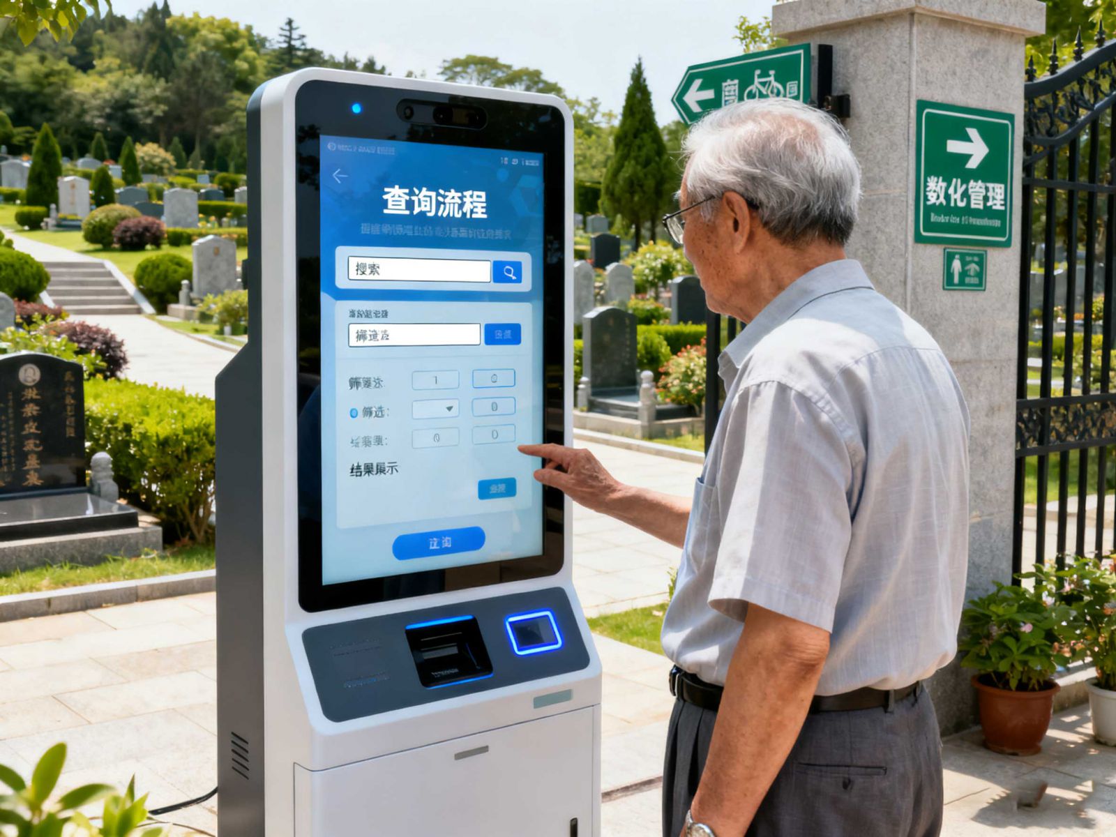 公墓管理系统介绍截图