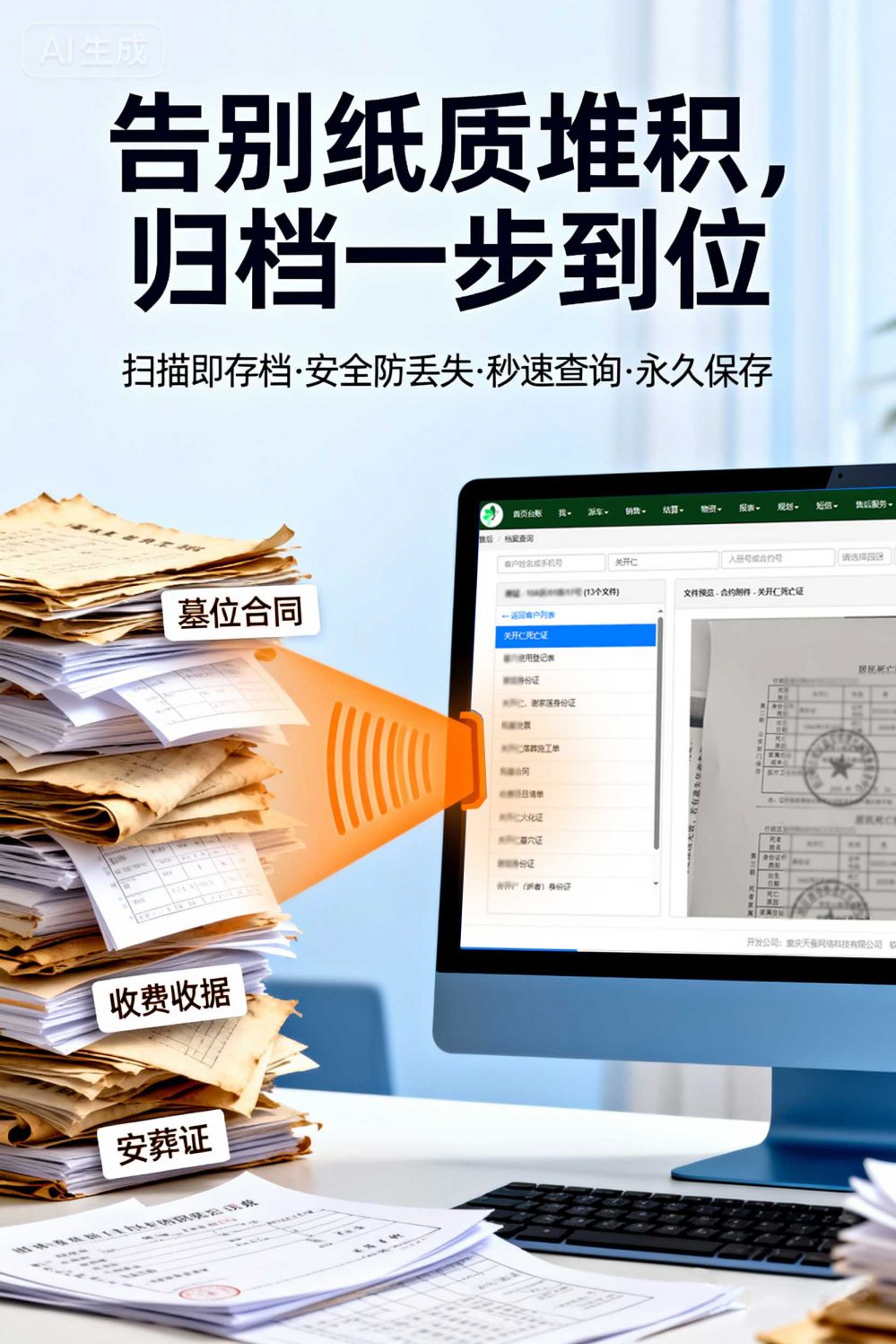 公墓档案管理系统