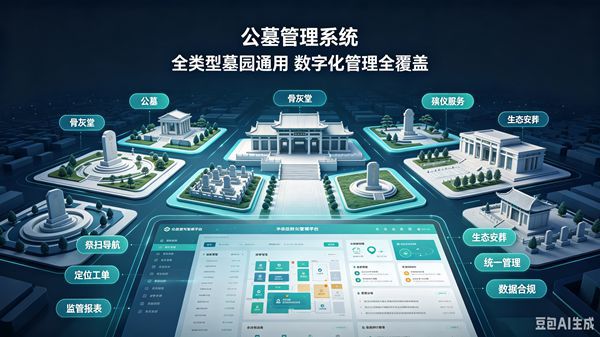 全类型墓园通用，公墓管理系统适配全国各类殡葬场地数字化管理