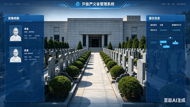 科技赋能缅怀，瓷像管理在公墓管理系统中的全流程落地