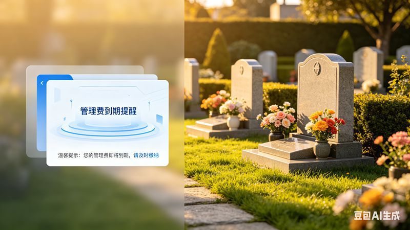 公墓管理系统破解管理费到期提醒难题