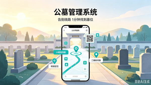 告别寻墓难、绕路久！公墓管理系统解锁智慧祭扫新体验